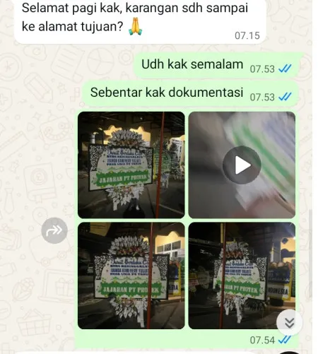 Pengiriman Papan Bunga Selamat Kedaung Baru