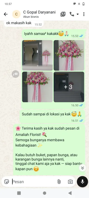 Pengiriman Karangan Bunga Kedaung Baru