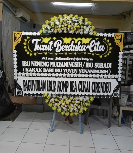 Papan Bunga Duka Kedaung Baru